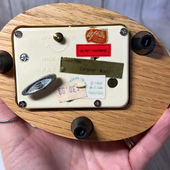 Lefton 1989 and Westland  Horse Carousel Music Box Set of 2 - Picture 7 of 8